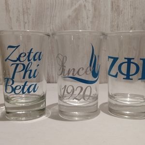 Zeta inspired shot glasses